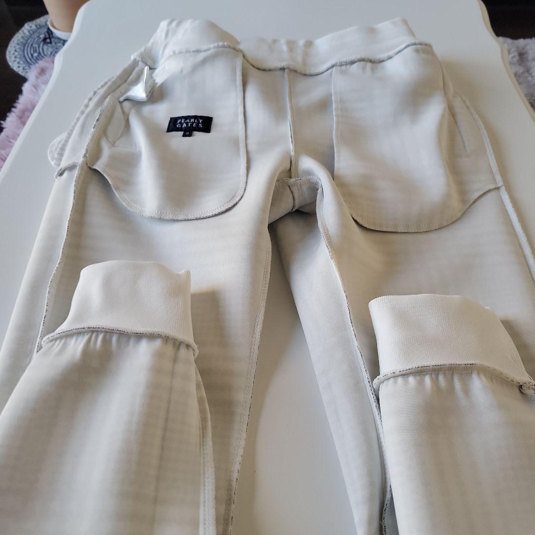 PEARLY GATES チェック柄フード付きセーター