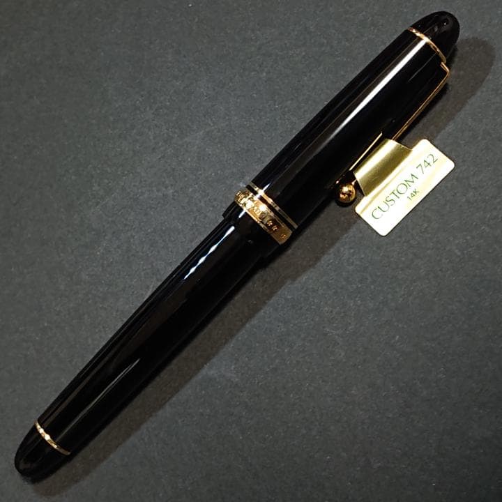 PILOT 万年筆 カスタム742 ブラック ペン種M型（中字）