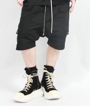 も*り様 RICK OWENS PODS サルエル ショートパンツ