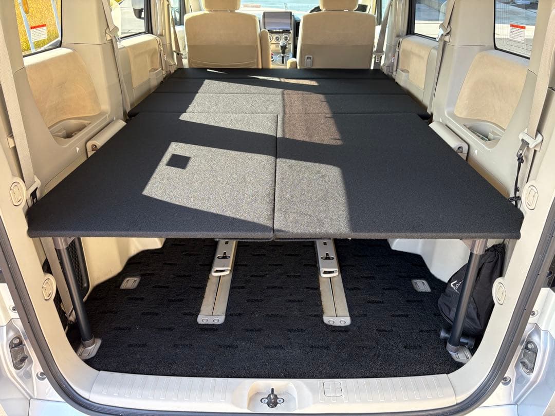 デリカd5 フルフラット　ベッドキット　だいだい3089①