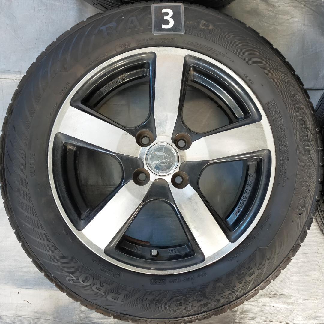 エンケイ製SMACKコルセア15インチ×5.5J　21年製185/65R15