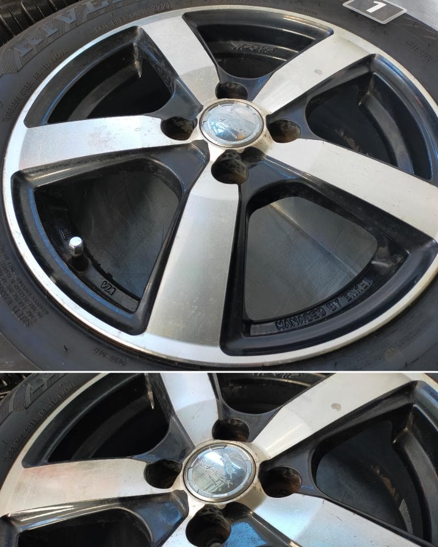 エンケイ製SMACKコルセア15インチ×5.5J　21年製185/65R15