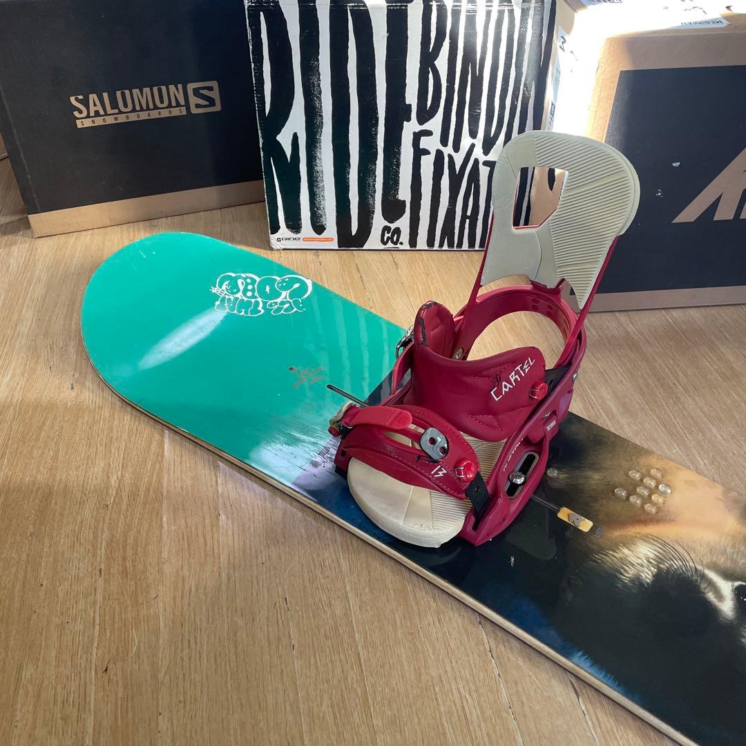 BURTON　バートン　UNINC×CARTEL　バイン付き　スノーボードセット