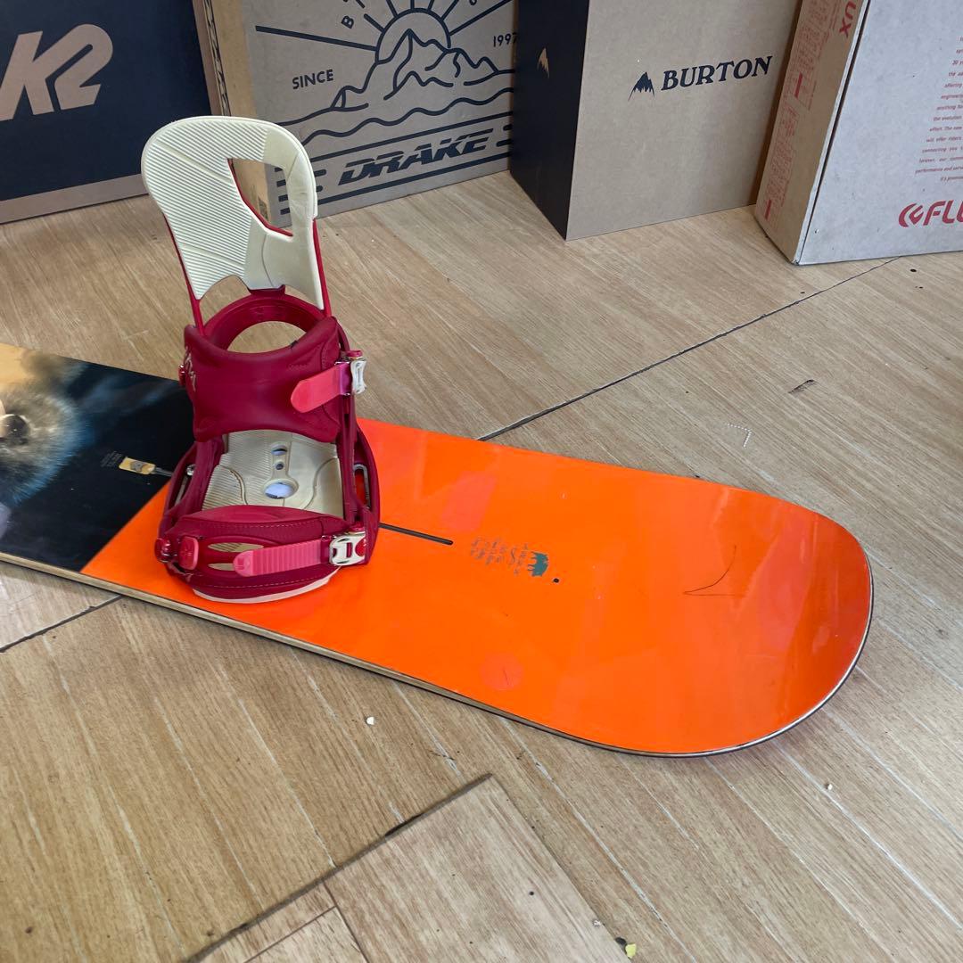 BURTON　バートン　UNINC×CARTEL　バイン付き　スノーボードセット