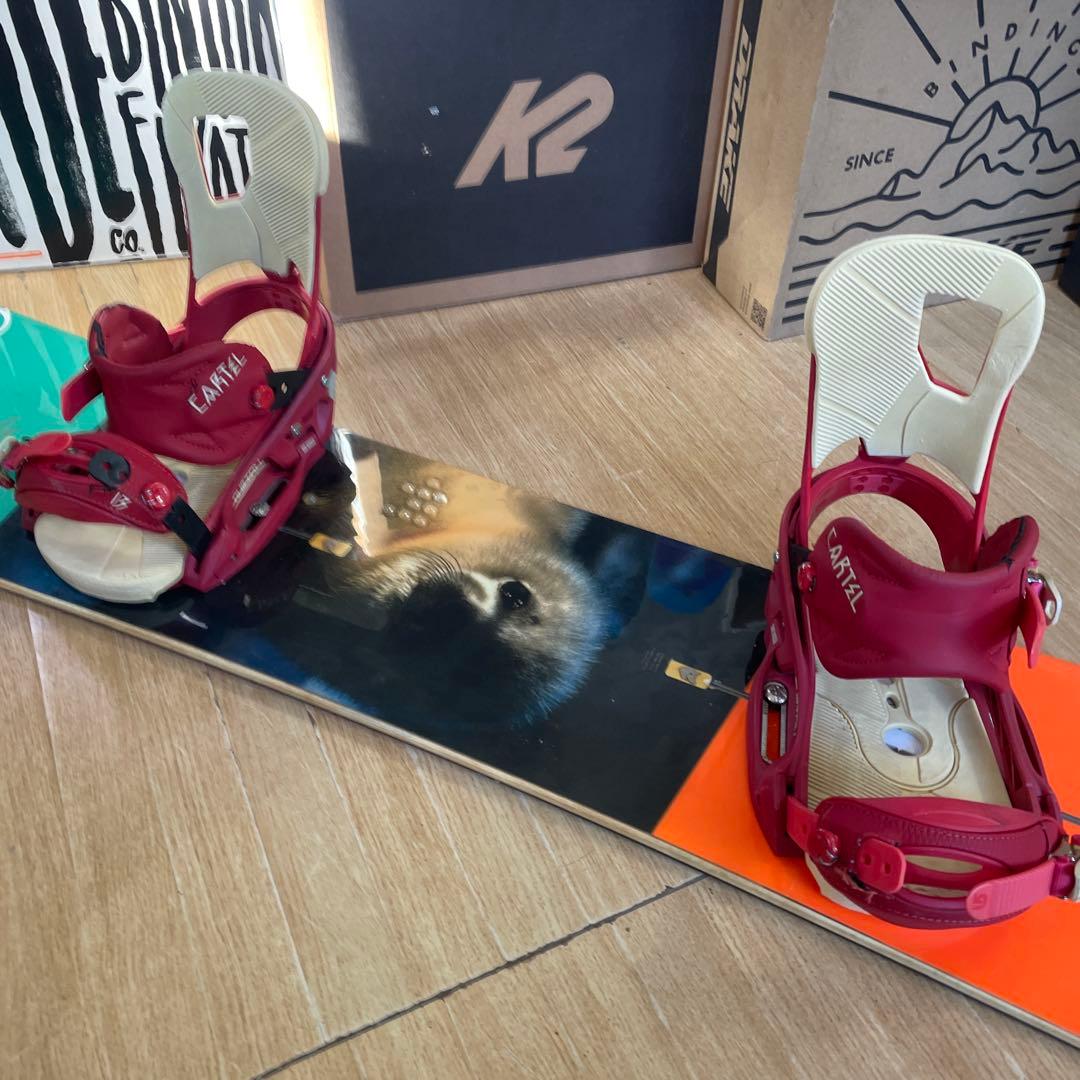 BURTON　バートン　UNINC×CARTEL　バイン付き　スノーボードセット