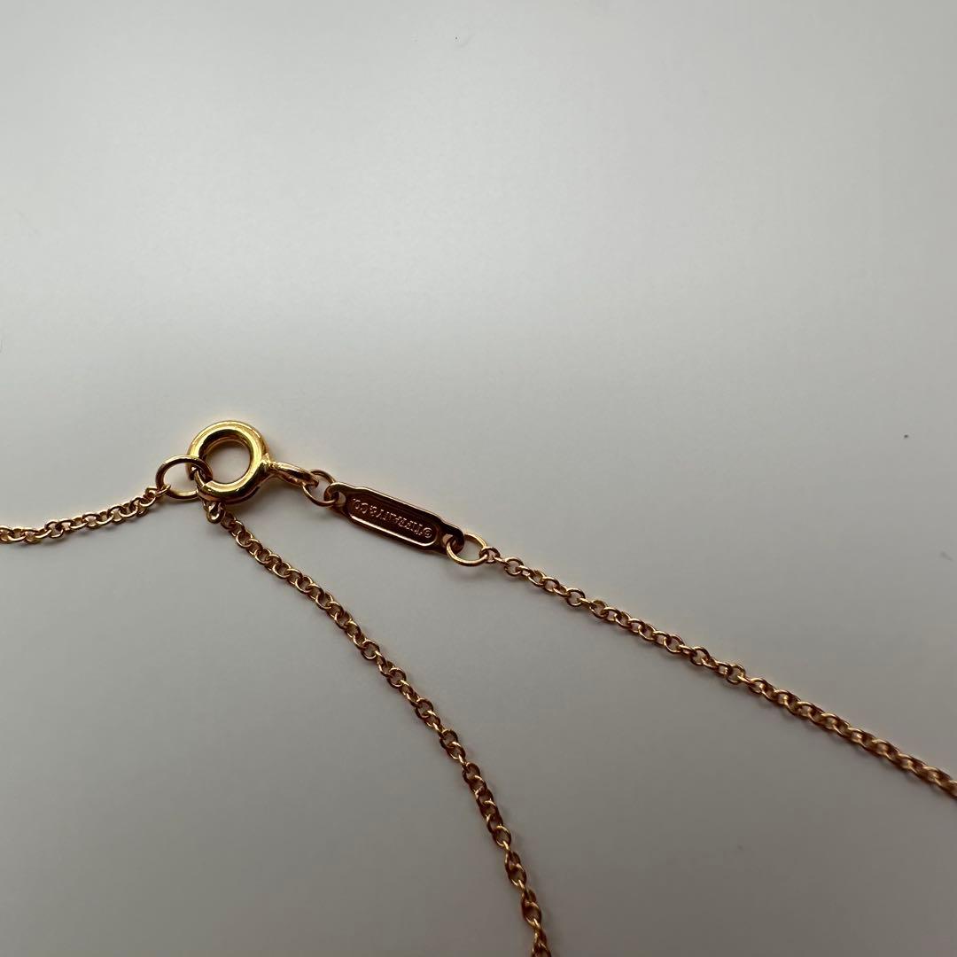 Tiffany Tスマイルペンダント ローズゴールド スモール