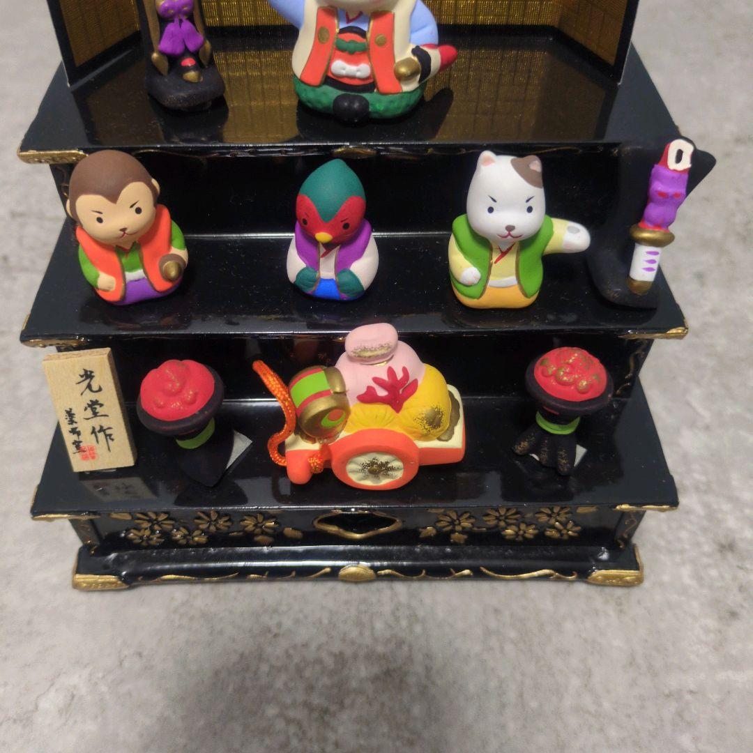 五月人形　五月飾り　桃太郎　薬師窯　こどもの日　端午の節句