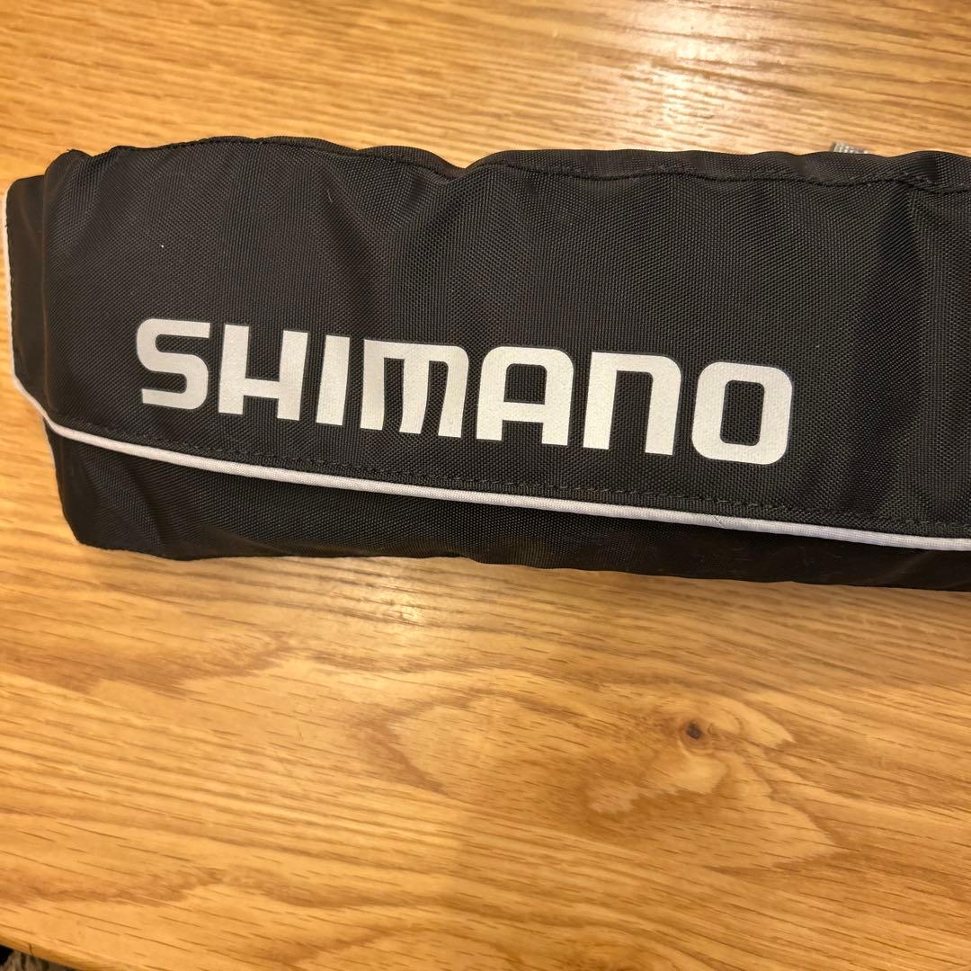 シマノ ライフジャケット 腰タイプ VF-SNNMW-01 黒　桜マーク付き