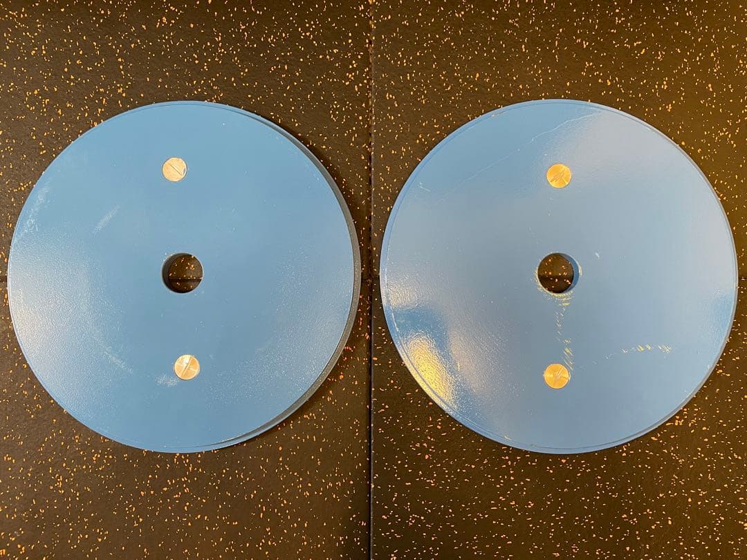 【ウエサカ】パワーリフティング用メタルプレート 90kgセット