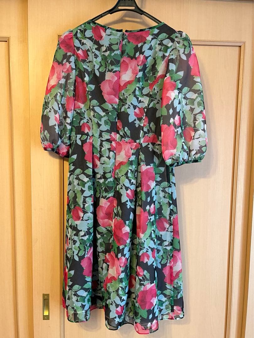 M'S GRACY 花柄シフォンワンピース