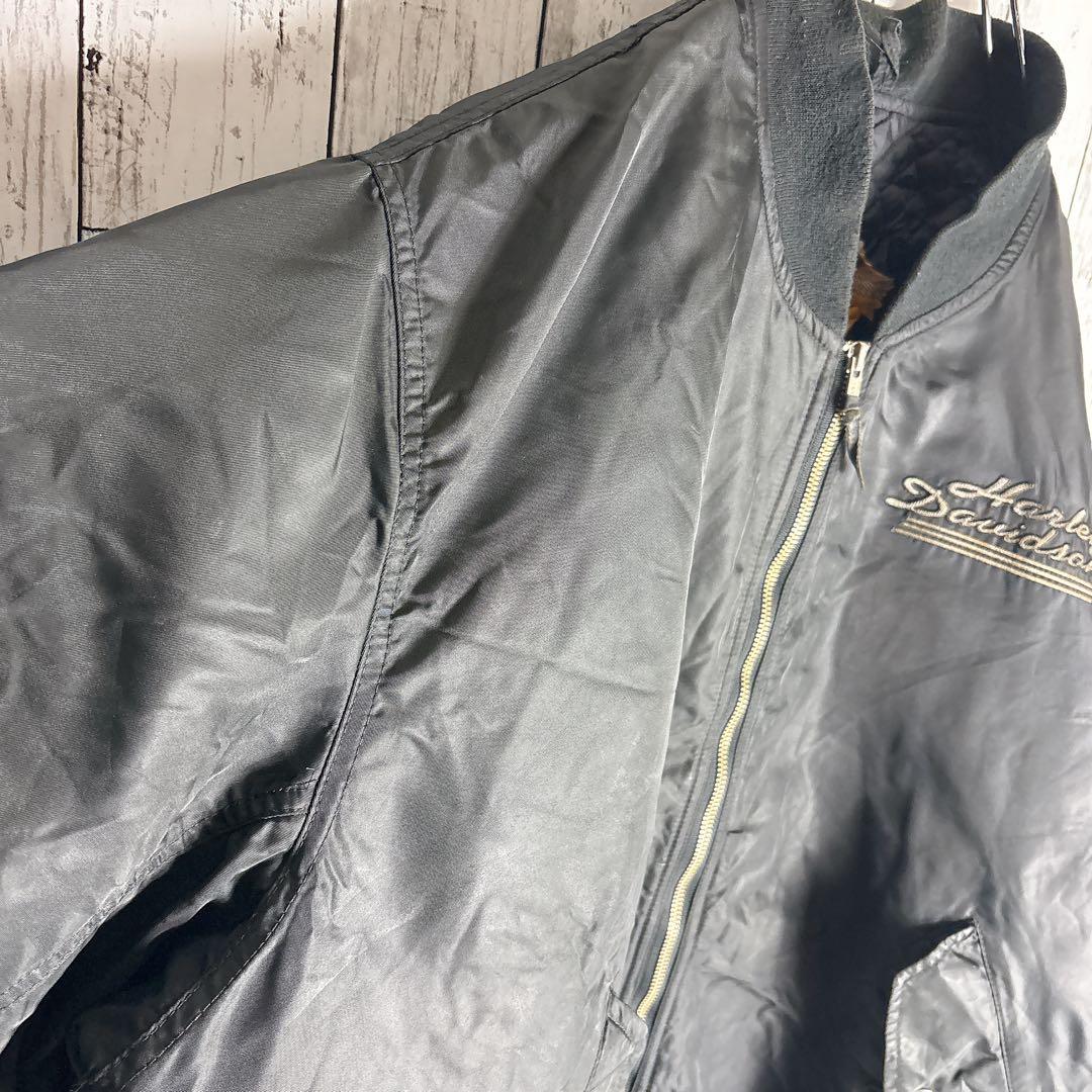ハーレーダビッドソン MA-1 フライトジャケット XXXL 両面プリント