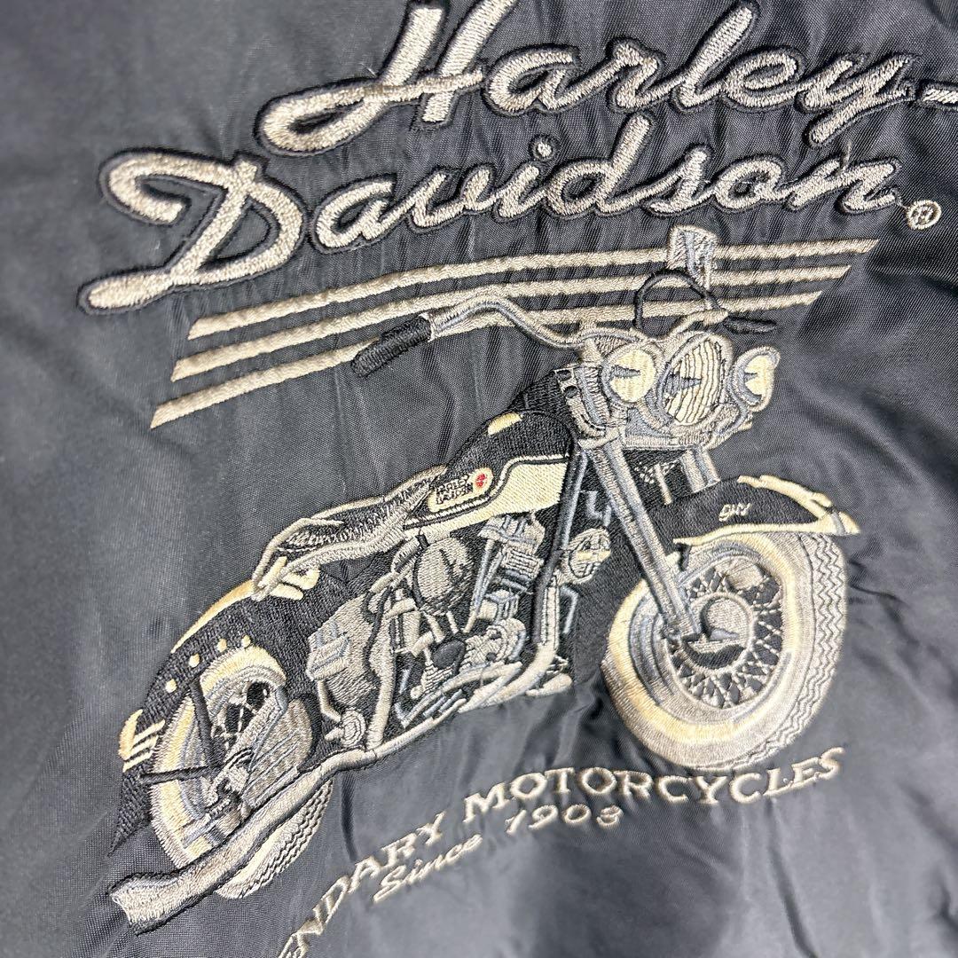 ハーレーダビッドソン MA-1 フライトジャケット XXXL 両面プリント