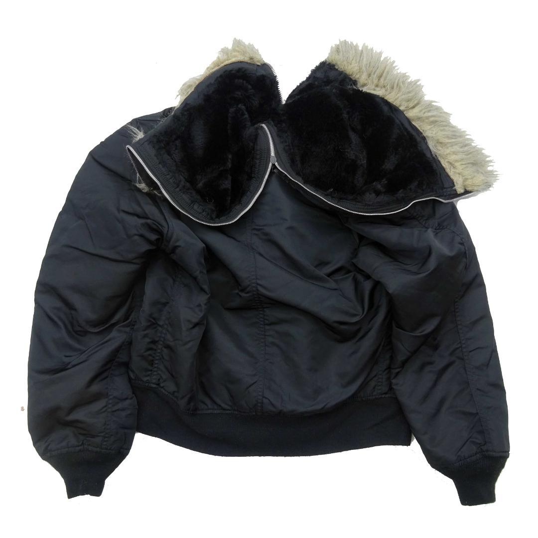 希少/USA製】ALPHA INDUSTRIES 80s アルファN-2B黒M