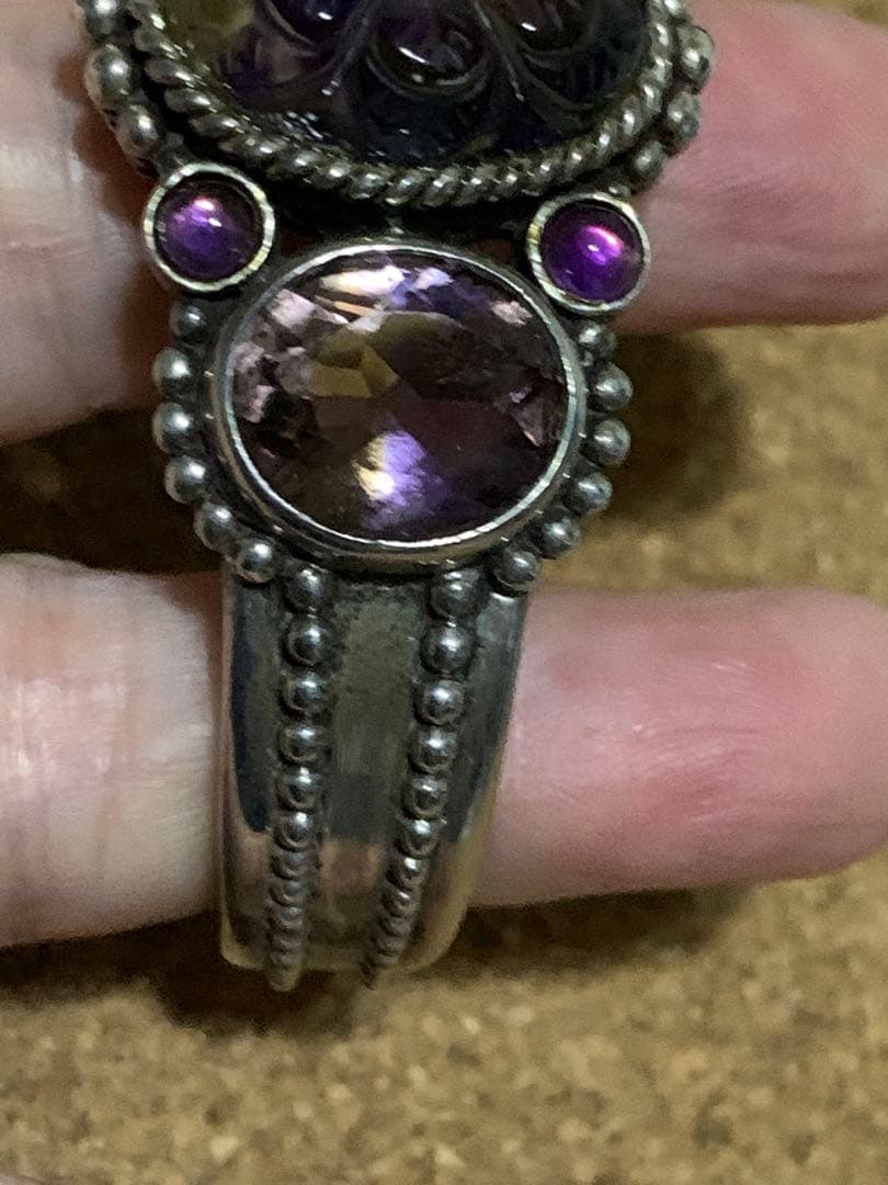 STEPHEN DWECK シルバーバングル（アバロンクォーツ・アメトリン）