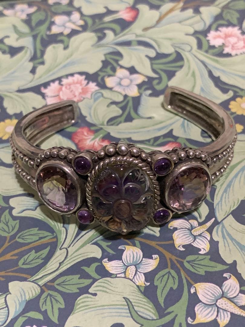 STEPHEN DWECK シルバーバングル（アバロンクォーツ・アメトリン）