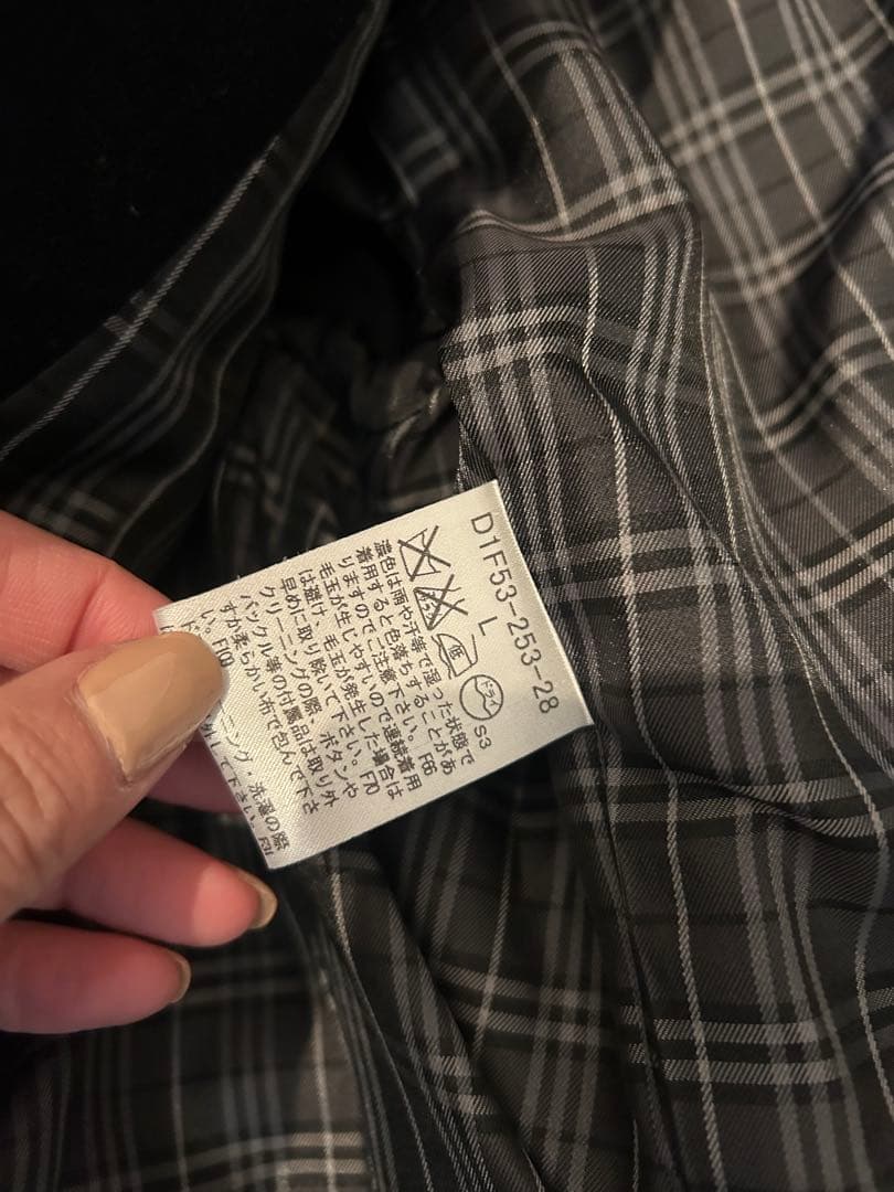 バーバリー　Burberryブラックレーベル　ピーコート