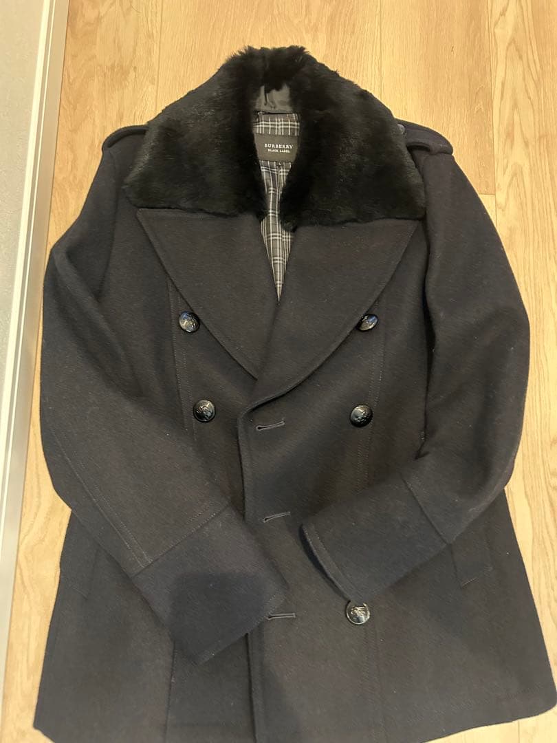 バーバリー　Burberryブラックレーベル　ピーコート