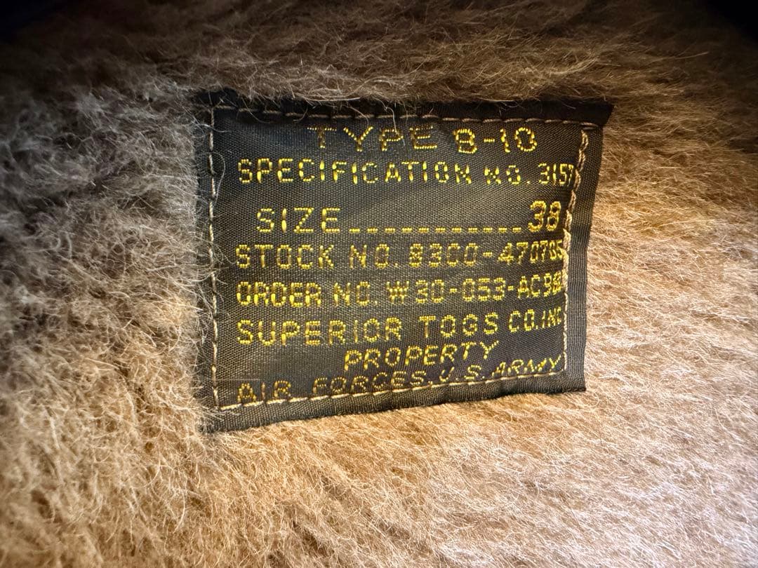 BR15745 BUZZ RICKSON'S バズリクソンズtype B-10