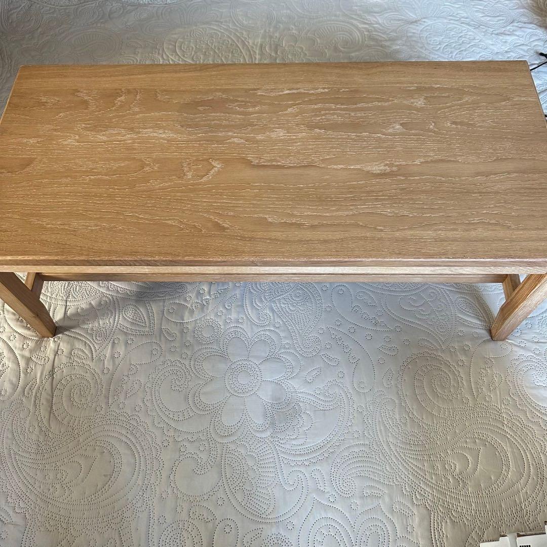 ［幅100］ローテーブル　ナチュラル木製　シギヤマ家具　2024年製