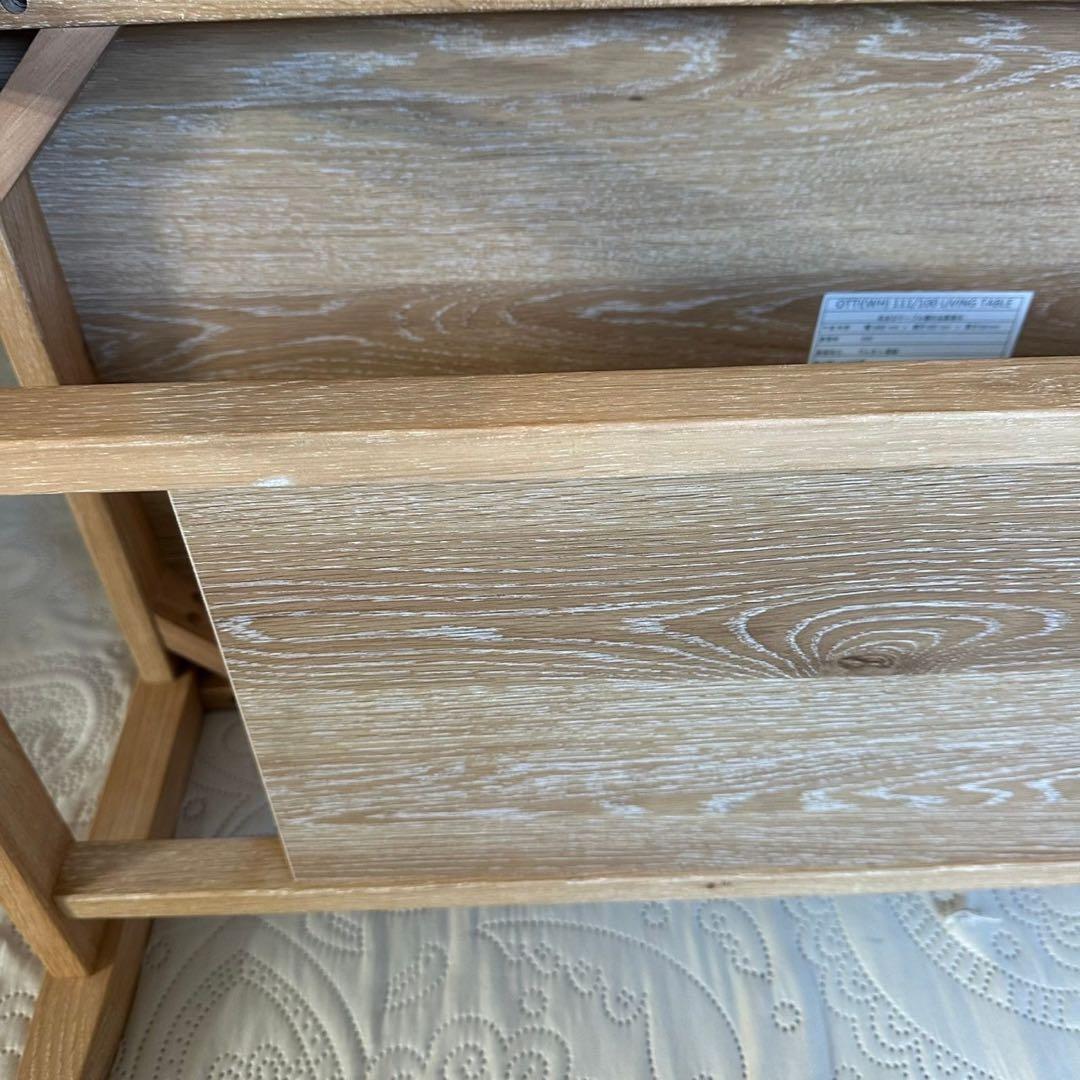 ［幅100］ローテーブル　ナチュラル木製　シギヤマ家具　2024年製