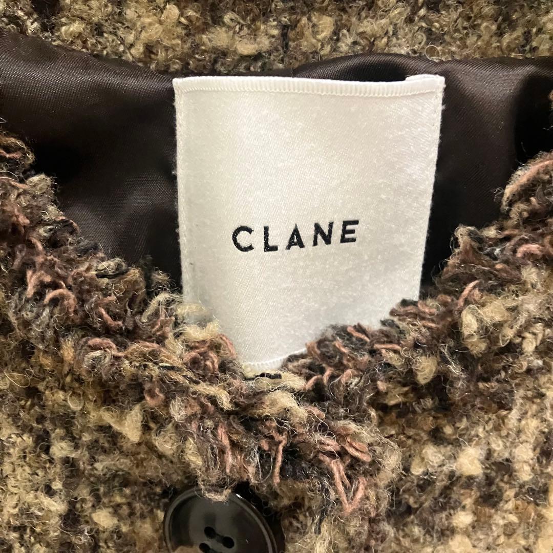 CLANE NO COLOR TWEED JACKET クラネ