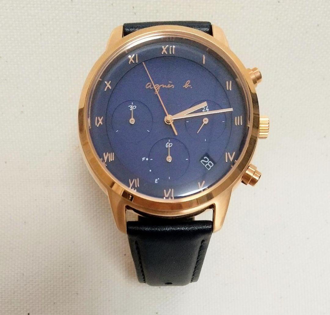 アニエスベーメンズ腕時計ソーラーVR42-KDD0