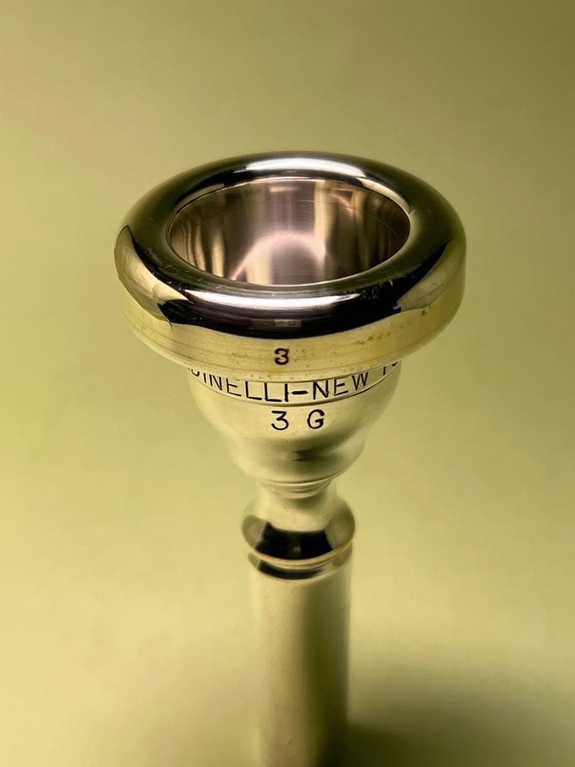 ヴィンテージ　トロンボーン用マウスピース ジャルディネリ３G　太管用