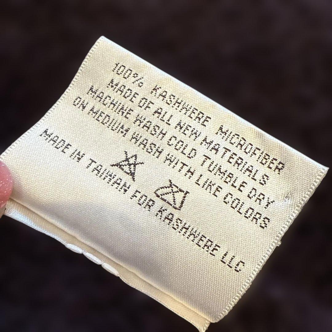 カシウェア　kashwere ブランケット　キングサイズ　brown 茶色