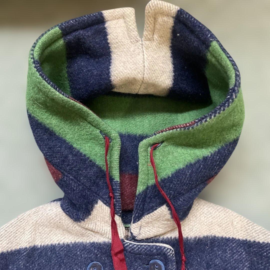 vintage マルチボーダー　コート