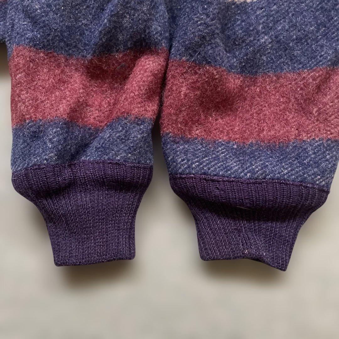 vintage マルチボーダー　コート