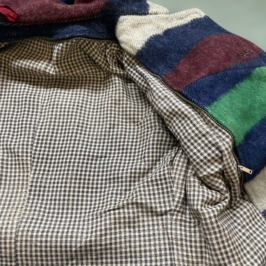 vintage マルチボーダー　コート