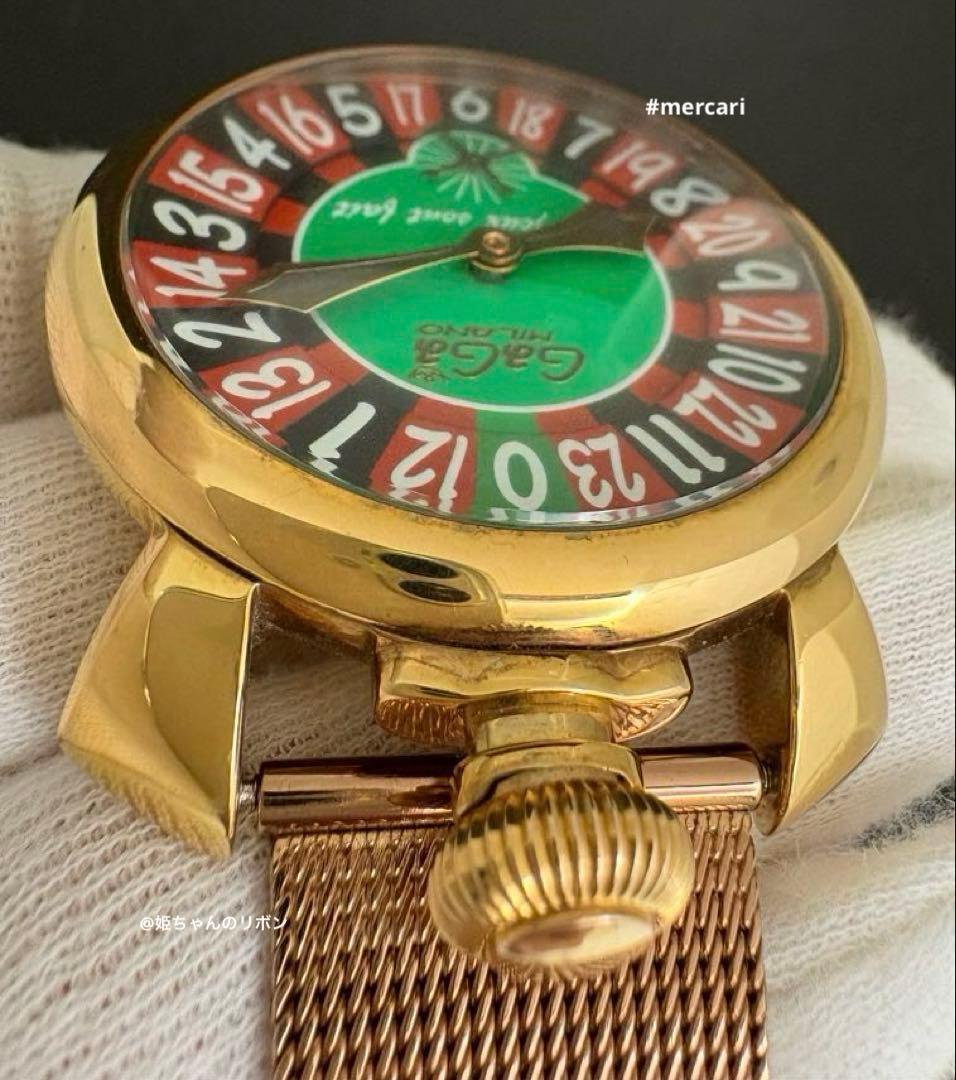 GAGAMILANO マヌアーレ48 手巻き　カジノルーレット