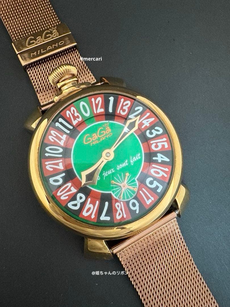 GAGAMILANO マヌアーレ48 手巻き　カジノルーレット