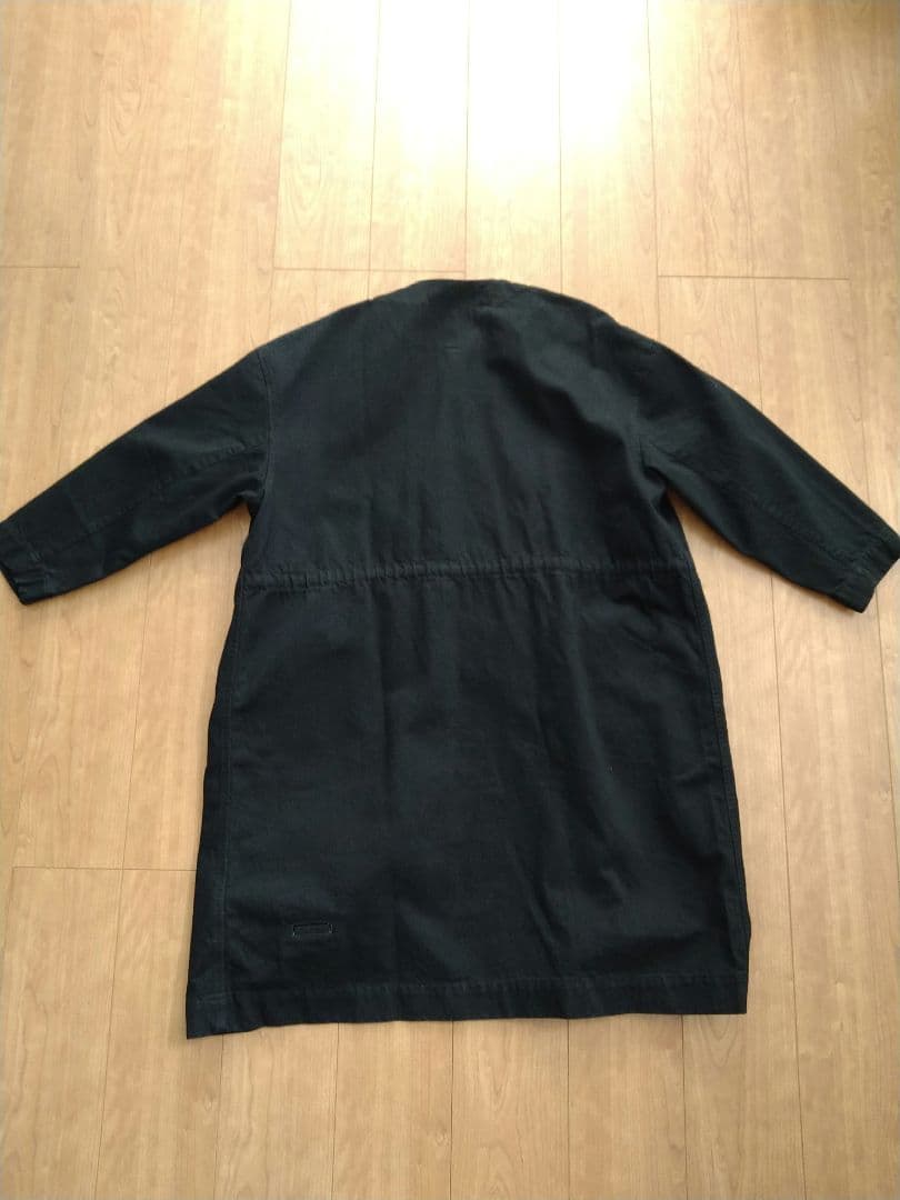 Dulcamara デニムレザーポケットノーカラーCT-C -DENIM-