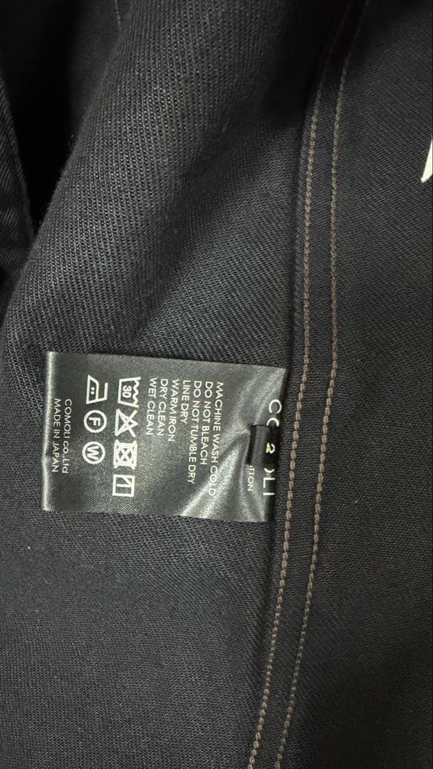 【本日限定価格】26SS BLACK DENIM WORK JACKET 2