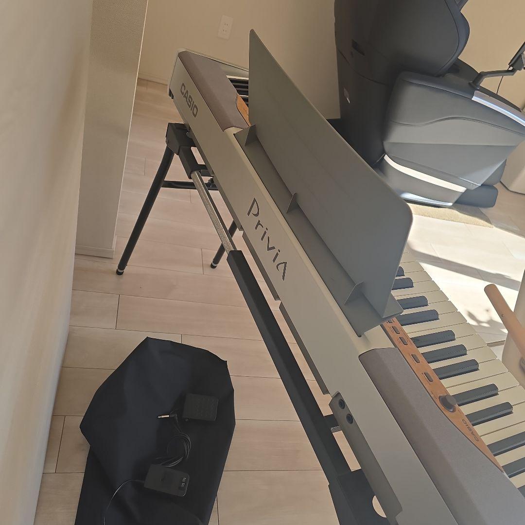 【CASIO】電子ピアノPX-110 【Privia】折り畳み脚付き