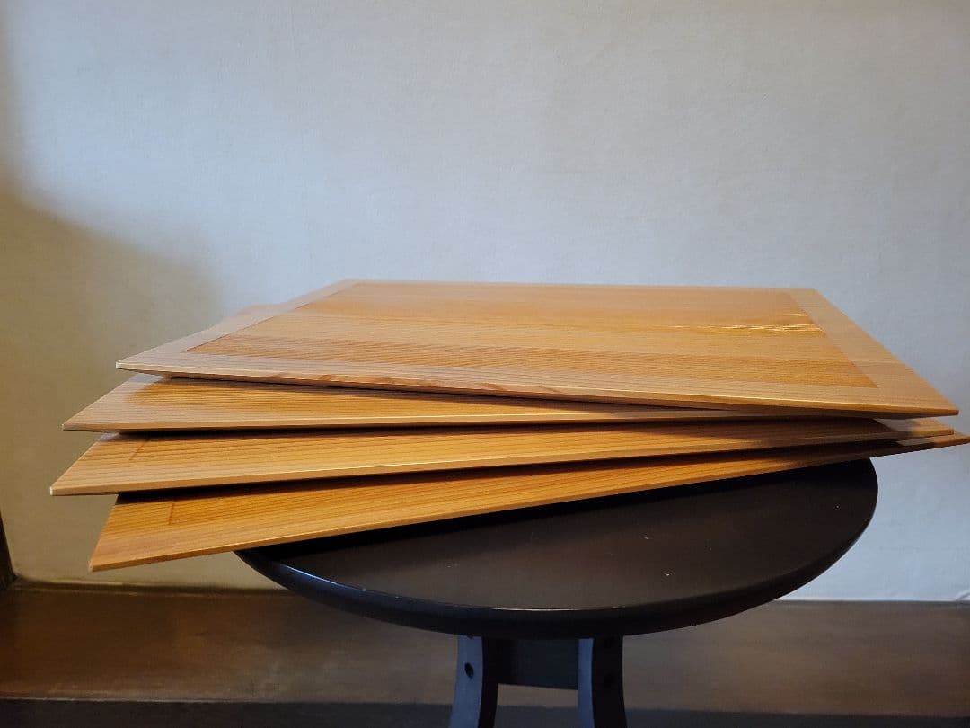 【42cm】 杉 板膳 ナチュラル 4枚