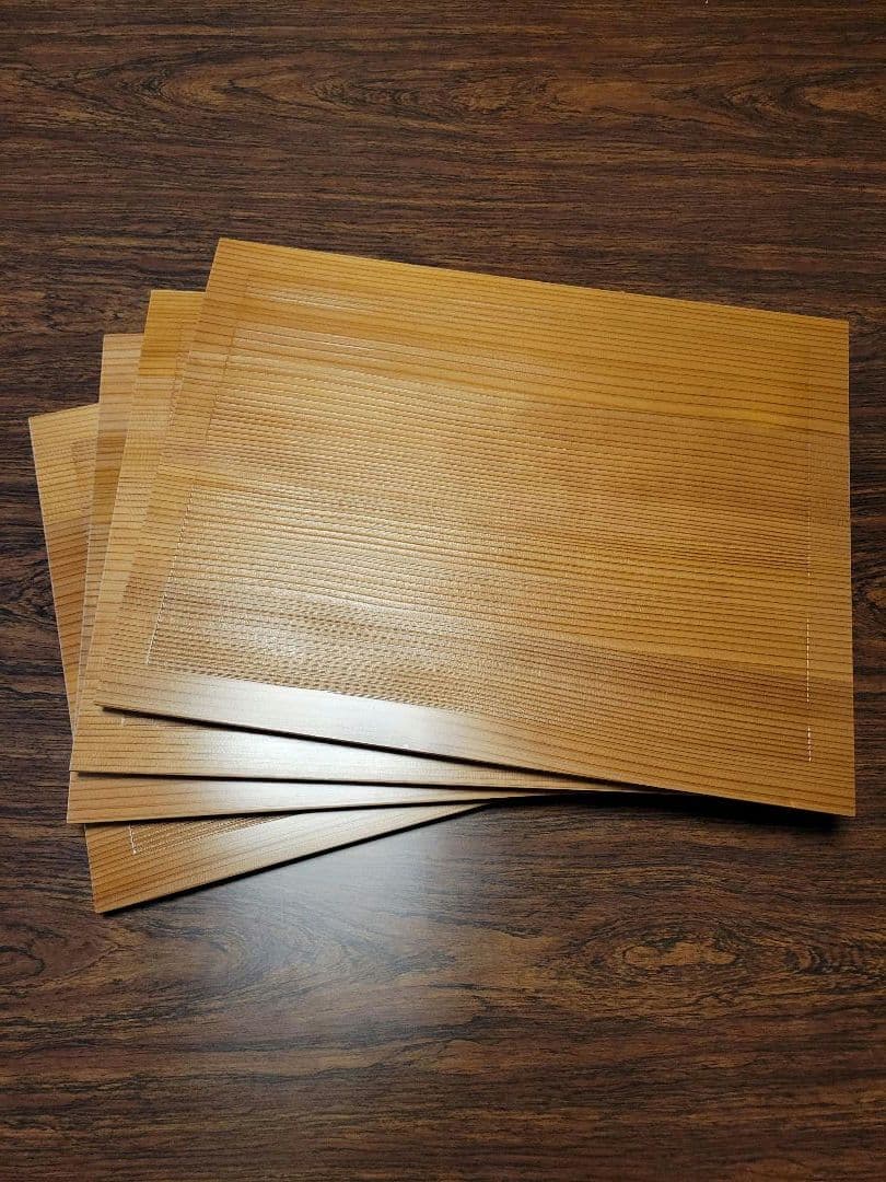 【42cm】 杉 板膳 ナチュラル 4枚