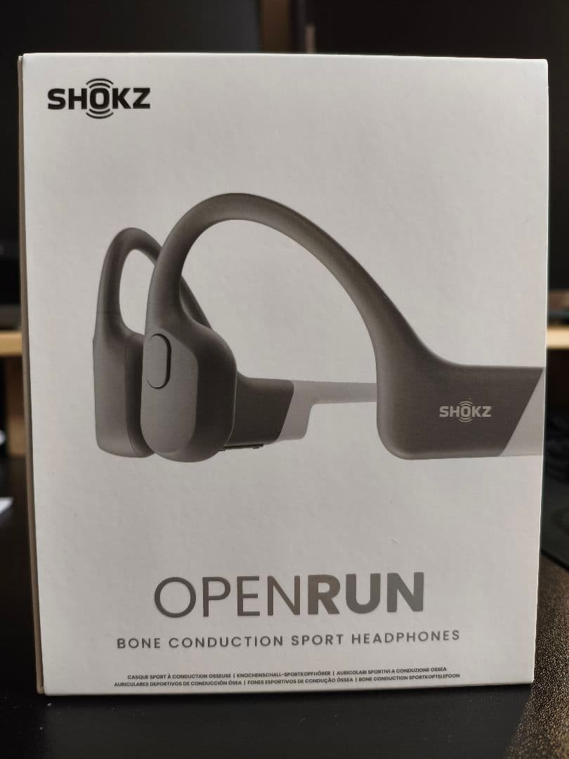 SHOKZ OPENRUN 骨伝導スポーツヘッドフォン グレー