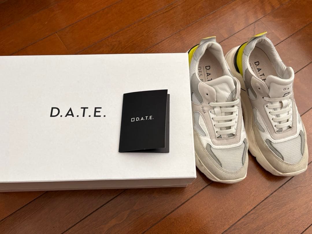 D.A.T.E. ホワイトスニーカー 37サイズ