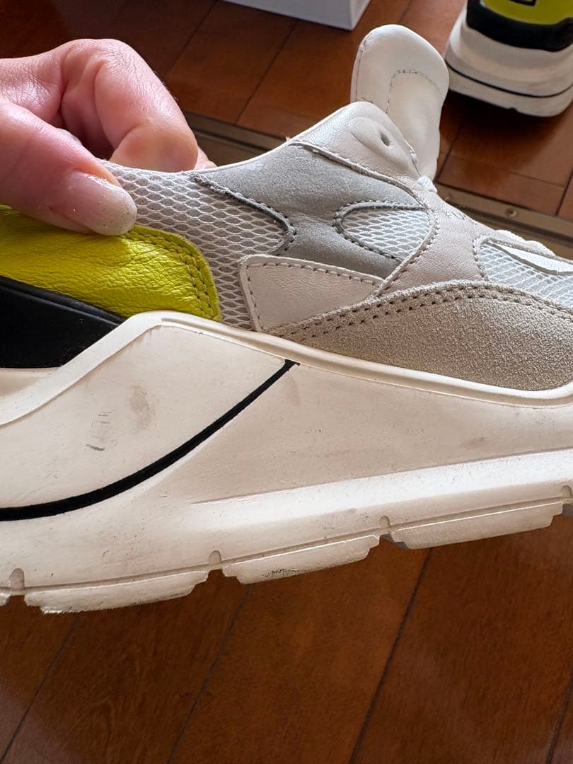 D.A.T.E. ホワイトスニーカー 37サイズ