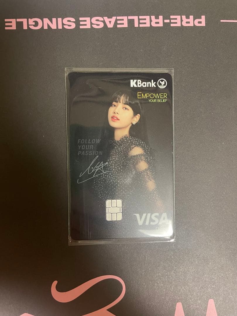 blackpink kbank トレカ　リサ