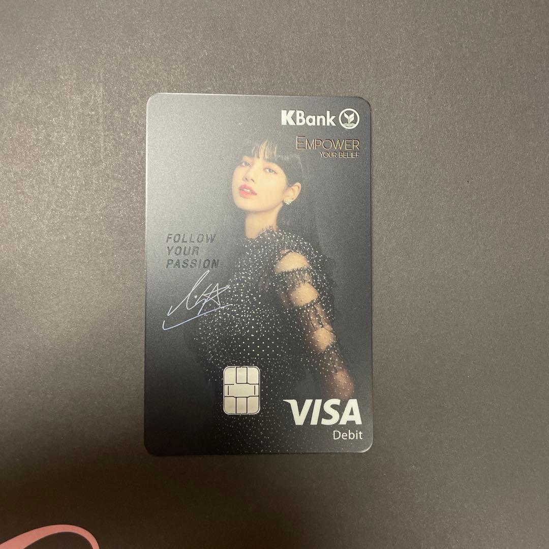 blackpink kbank トレカ　リサ