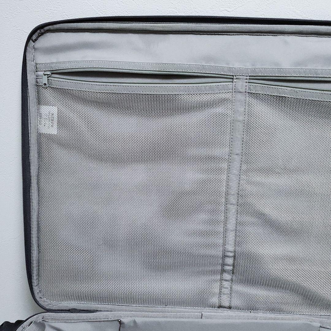 【廃盤品✨️希少】無印良品 半分の厚みで収納できるソフトキャリーケース 63L