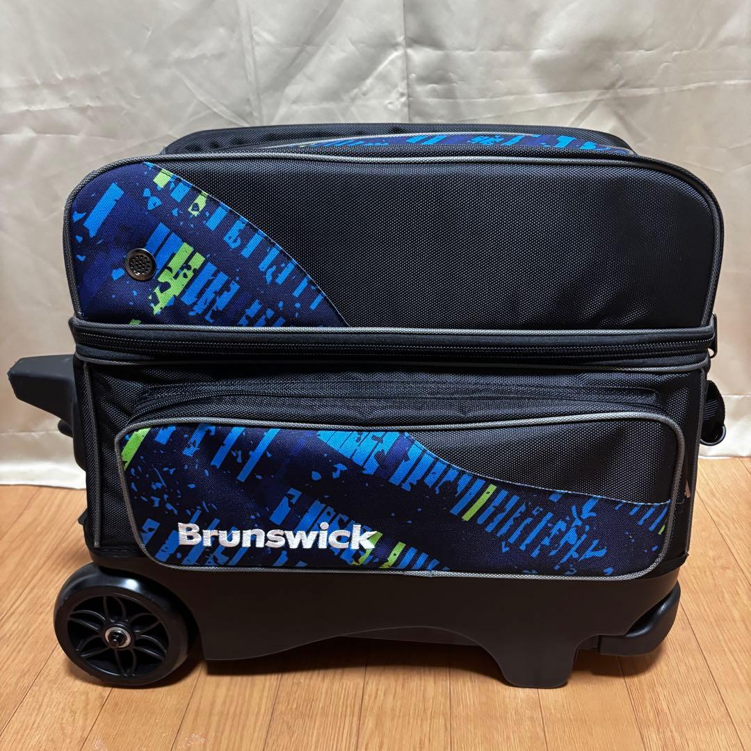 【美品】Brunswick ダブルローラー 2ボール ボウリングバッグ 2025
