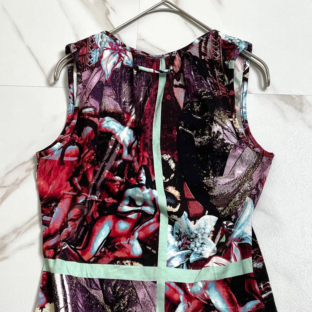 入手困難✨ ジャンポールゴルチエ トップス ノースリーブ グラフィックデザイン