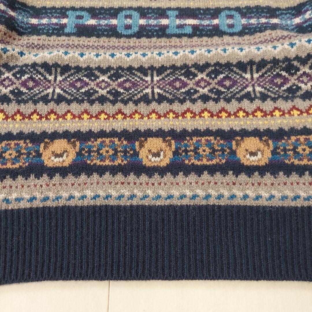 aiueo！ラルフローレンベアニット未使用120