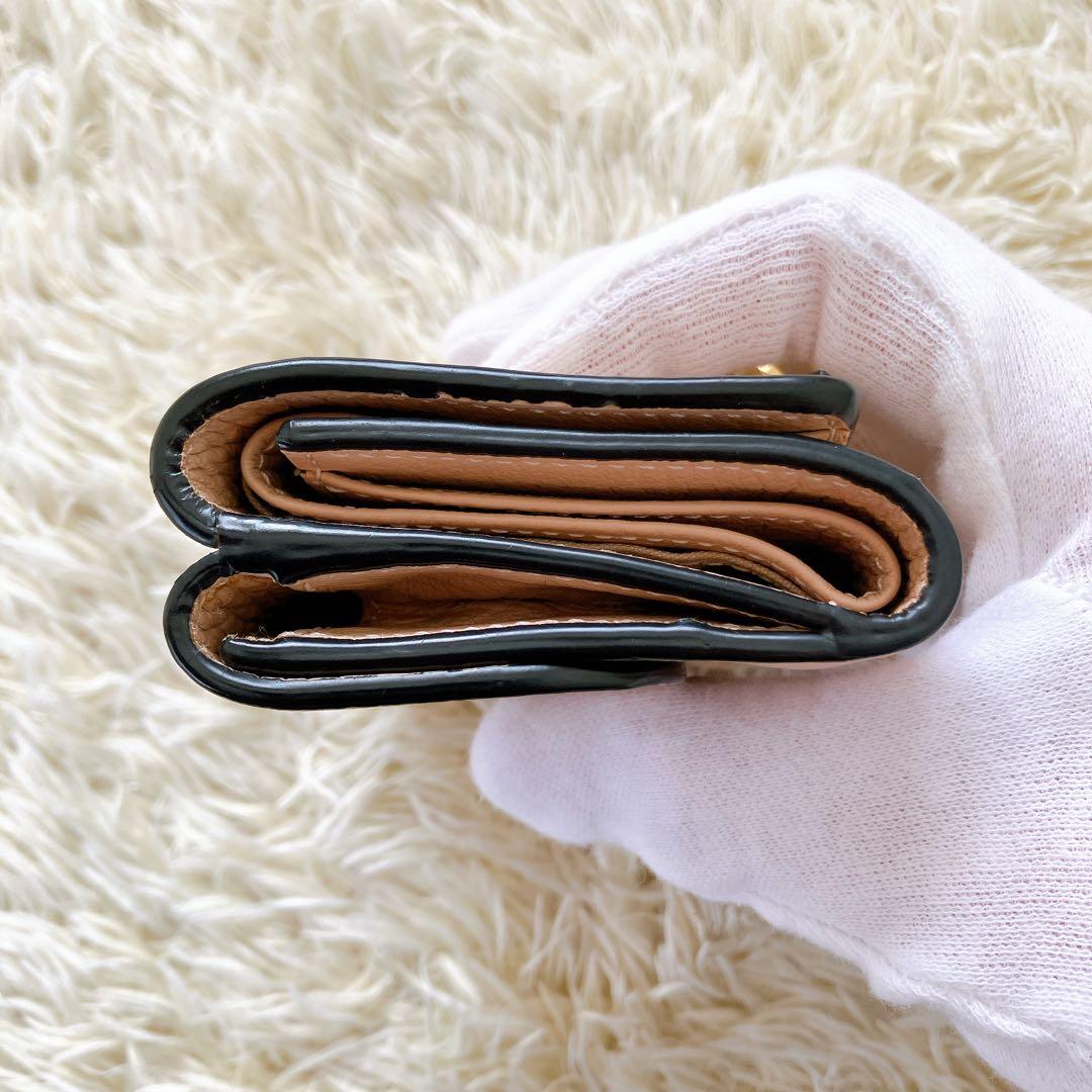 付属品完備✨クロエ 三つ折り財布 アルファベットレザー スモール トリフォールド