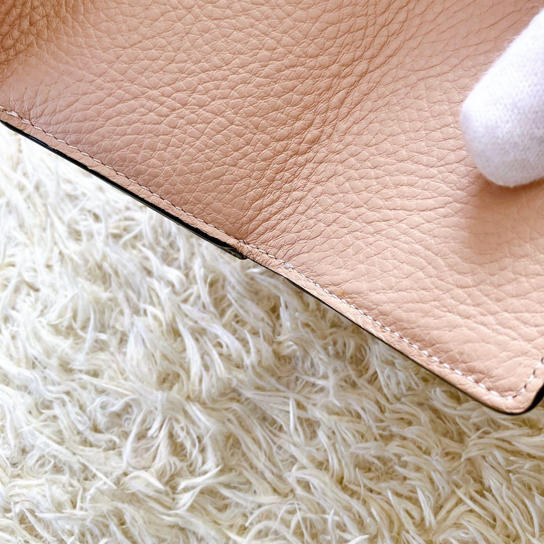 付属品完備✨クロエ 三つ折り財布 アルファベットレザー スモール トリフォールド