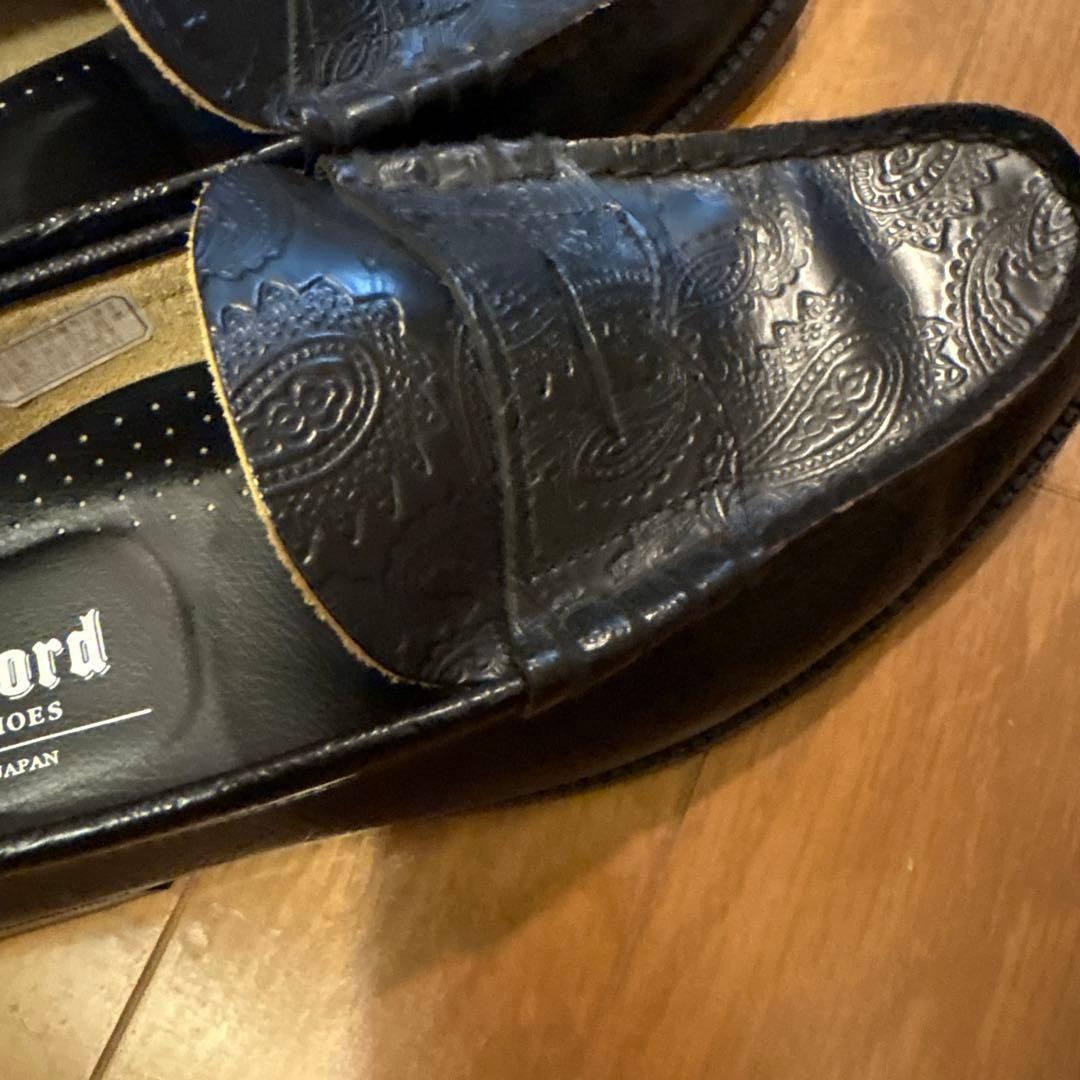 ケンフォード　全面ペイズリー　ローファー